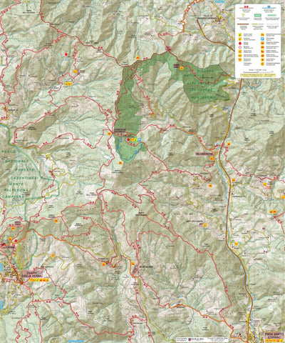 Carta dei Sentieri della Riserva Naturale Alta Valle del Tevere Montenero Preview 1