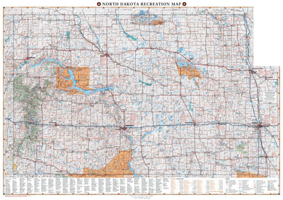 North Dakota Recreation Map Preview 1