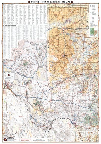 Texas Western Recreation Map Preview 1
