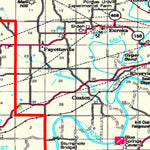 Hoosier NF Forest Visitor Map - Brownstone Ranger District Preview 2