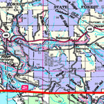 Hoosier NF Forest Visitor Map - Brownstone Ranger District Preview 3