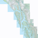 Alaska Atlas Inside Passage Landscape Map Preview 1