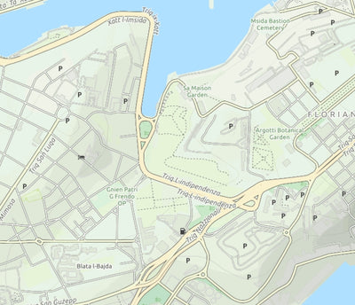Malta Tourist Street Map Preview 1