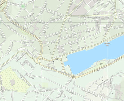 Malta West Tourist Street Map Preview 1