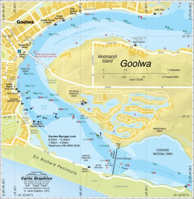 Goolwa Channel Boating Map Preview 1