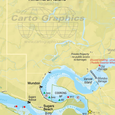 Goolwa and Islands Boat Chart Preview 3