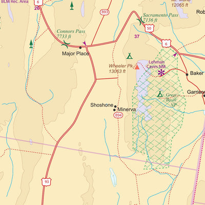 Nevada & Utah 1:1,000,000 - ITMB Preview 2