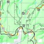 Uncompahgre National Forest Visitor Map - Plateau Division (South Half) Preview 3