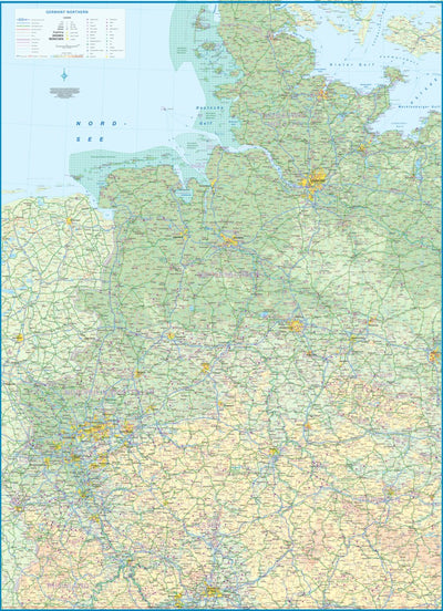 Germany Northern 1:425,000 - ITMB Preview 1