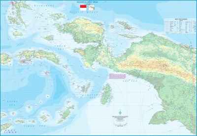 Indonesian province of West Irian 1:1,650,000 - ITMB Preview 1