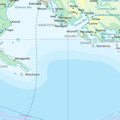 Indonesian province of West Irian 1:1,650,000 - ITMB Preview 2