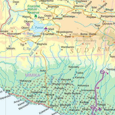 Indonesian province of West Irian 1:1,650,000 - ITMB Preview 3