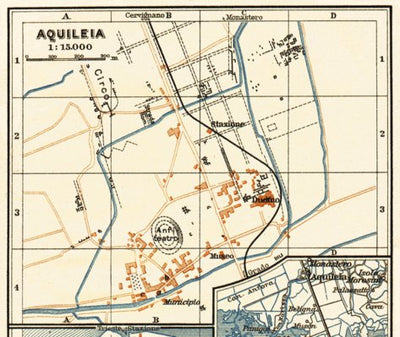 Aquileja town plan, 1911 Preview 1