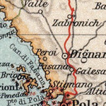 Map of Istria, 1905 Preview 2