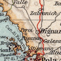 Map of Istria, 1905 Preview 2