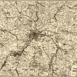Hirschberg im Schlesien (Jelenia Góra) environs map, 1912 Preview 1