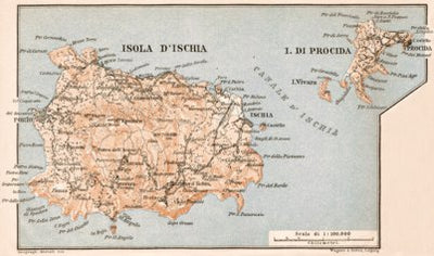Procida Isle map, 1909 Preview 1