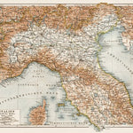 Map of Northern Italy, 1903 Preview 1