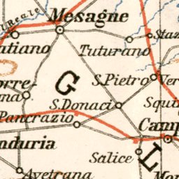 Puglia map, 1912 Preview 2