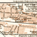 Kattowitz (Katowice) map, 1911 Preview 1
