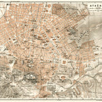 Athens (Αθήνα) city map, 1911 Preview 1