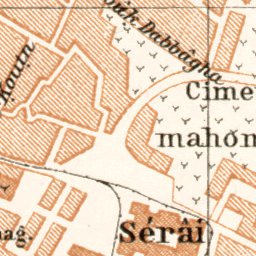 Beirut (بيروت‎) center map, 1911 Preview 2