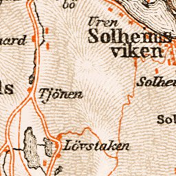 Bergen environs map, 1931 Preview 2