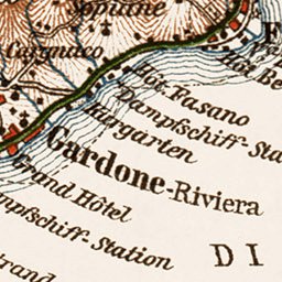 Gardone Riviera region map, 1913 Preview 2