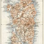Sardinia (Sardegna) map, 1912 Preview 1