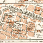 Bromberg (Bydgoszcz) central part map, 1911 Preview 1