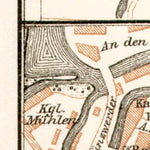Bromberg (Bydgoszcz) central part map, 1911 Preview 3