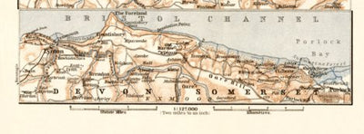 Map of the North coast of Devon and Somerset, 1906 Preview 1