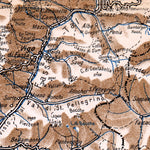 Dolomite Alps (Die Dolomiten). General map, 1911 Preview 2
