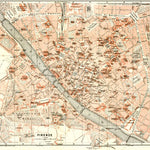 Florence (Firenze) city map, 1908 Preview 1