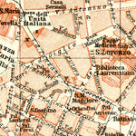 Florence (Firenze) city map, 1908 Preview 3