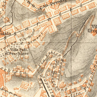 Genoa (Genova) city map, 1913 (1:100,000 scale) Preview 3