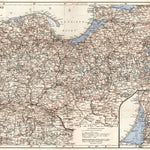 Map of northeastern part of Germany (with East Prussia), 1911 Preview 1