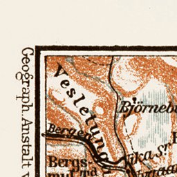 Ustadal district Map, 1931 by Waldin | Avenza Maps