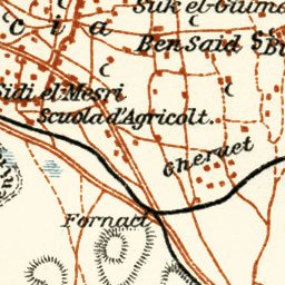 Environs of Tripoli (طرابلس‎) map, 1929 Preview 2