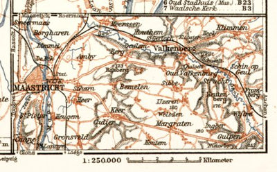 Maastricht environs map, 1909 Preview 1