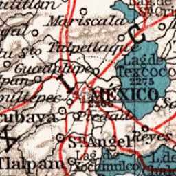 The Valley of Mexico map, 1909 Preview 2