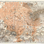 Athens (Αθήνα) city map, 1908 Preview 1