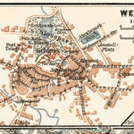 Cesis (Венденъ, Wenden) town plan. Environs of Cesis map, 1914 Preview 1