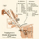 Pompei (Pompeii) town plan, strada dei Sepolcri, 1929 Preview 1