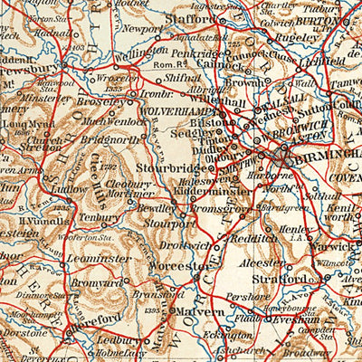 England and Wales map, 1909 Preview 2