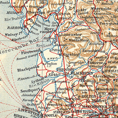 England and Wales map, 1909 Preview 3