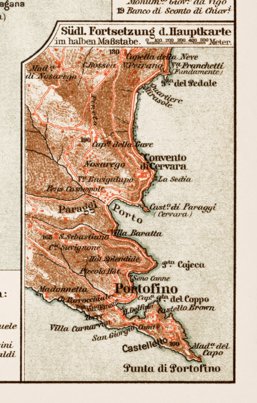 Portofino environs map, 1913 Preview 1
