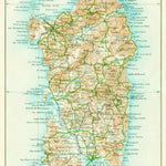 Sardinia (Sardegna) map, 1929 Preview 1