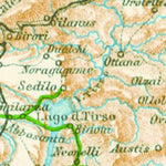 Sardinia (Sardegna) map, 1929 Preview 2