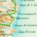 Sardinia (Sardegna) map, 1929 Preview 3